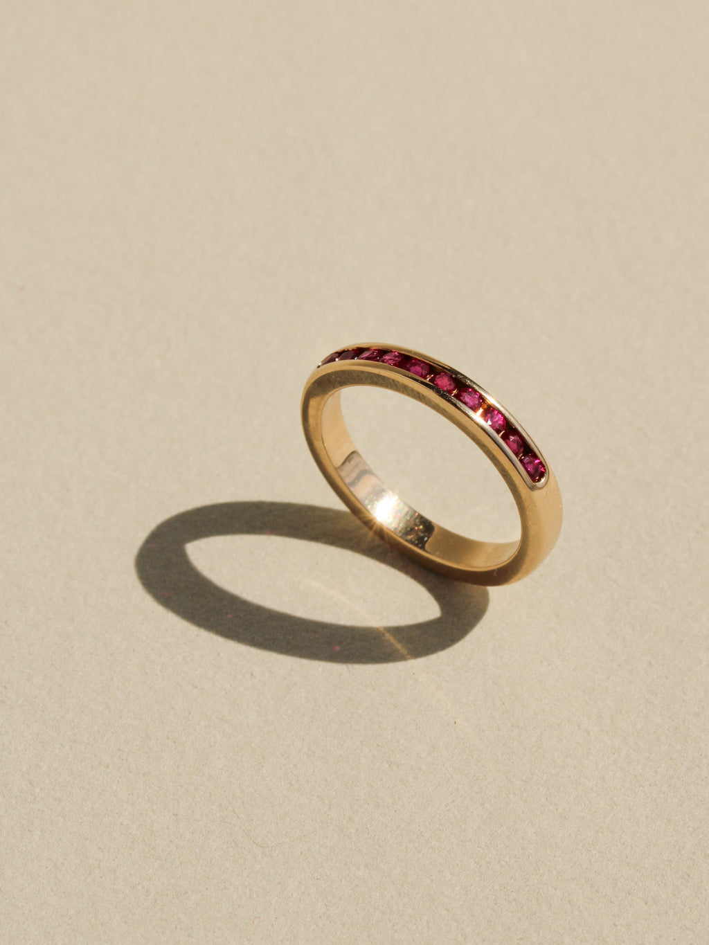 Channel Set Ruby Band