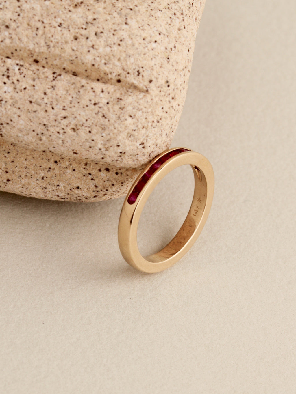 Channel Set Ruby Band
