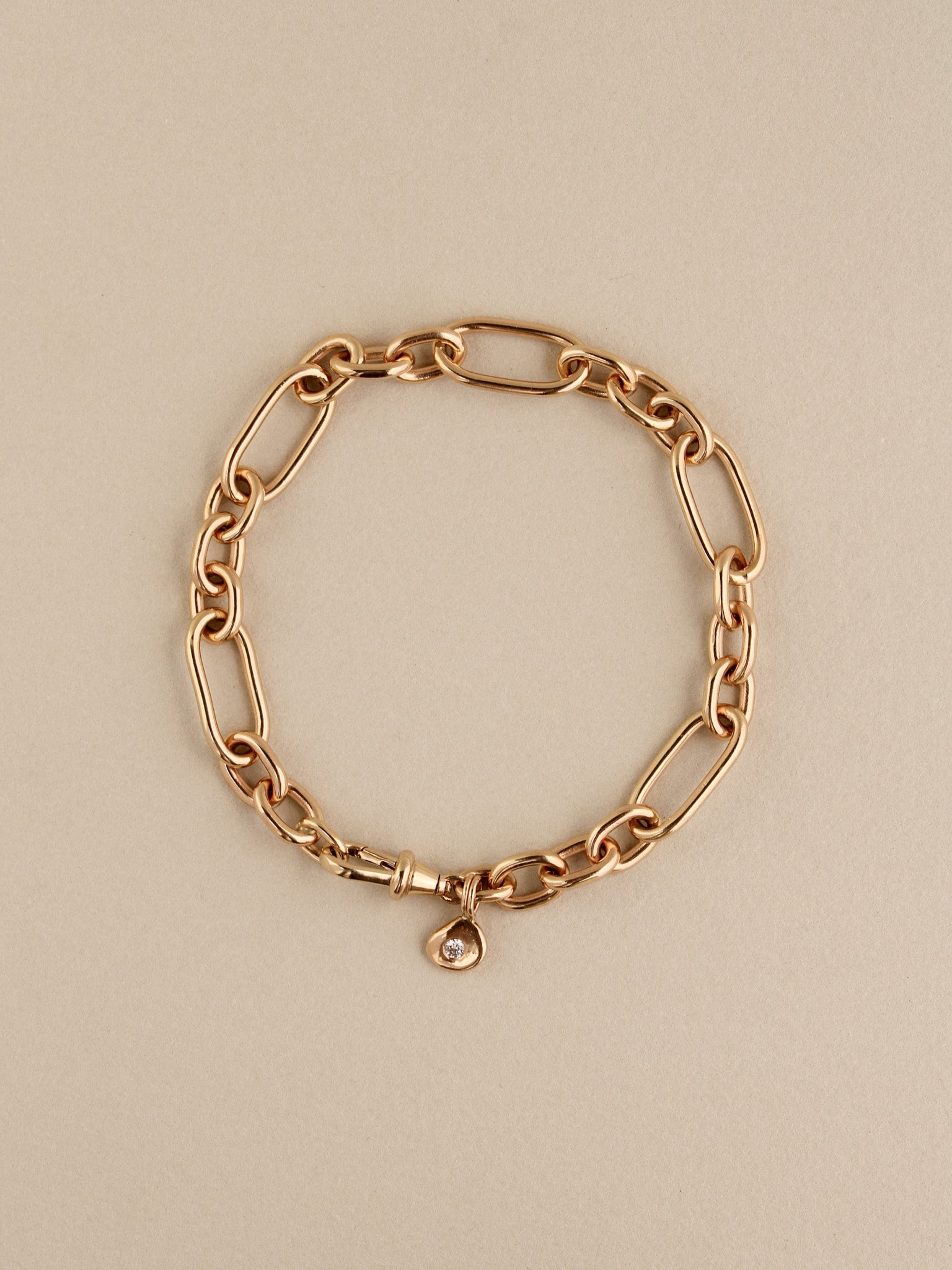 Trombone Chain Bracelet