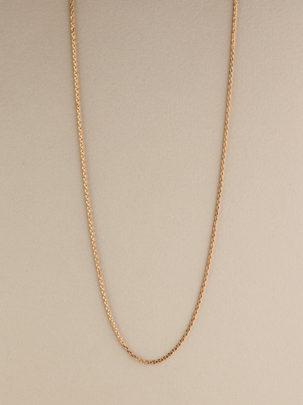 Diamond Cut Cable Chain, 1.4mm, 18"