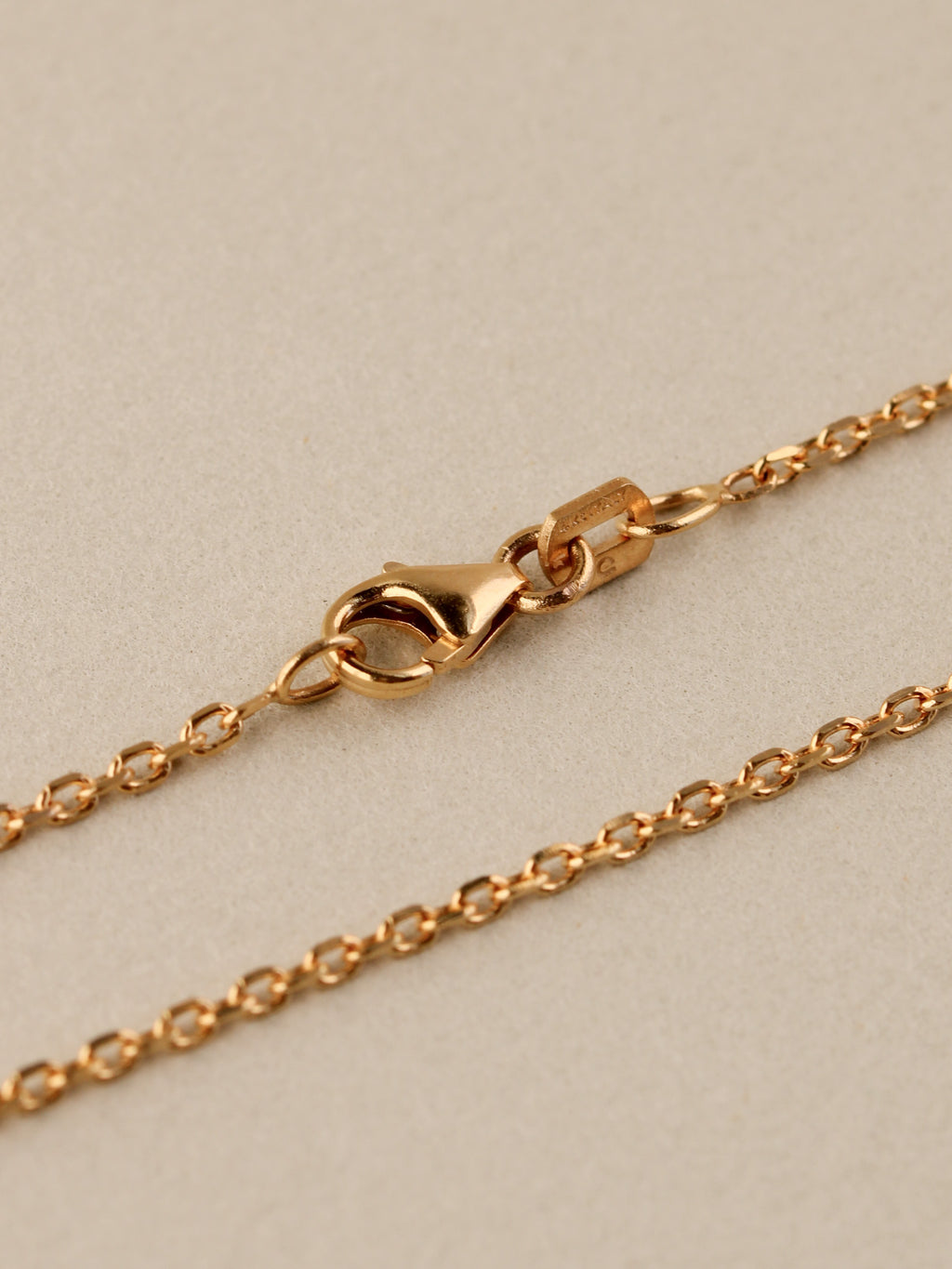 Diamond Cut Cable Chain, 1.4mm, 18"
