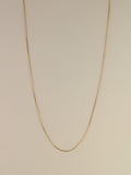 Dainty Box Chain, 18", 0.54mm