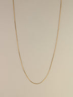 Dainty Box Chain, 18", 0.54mm