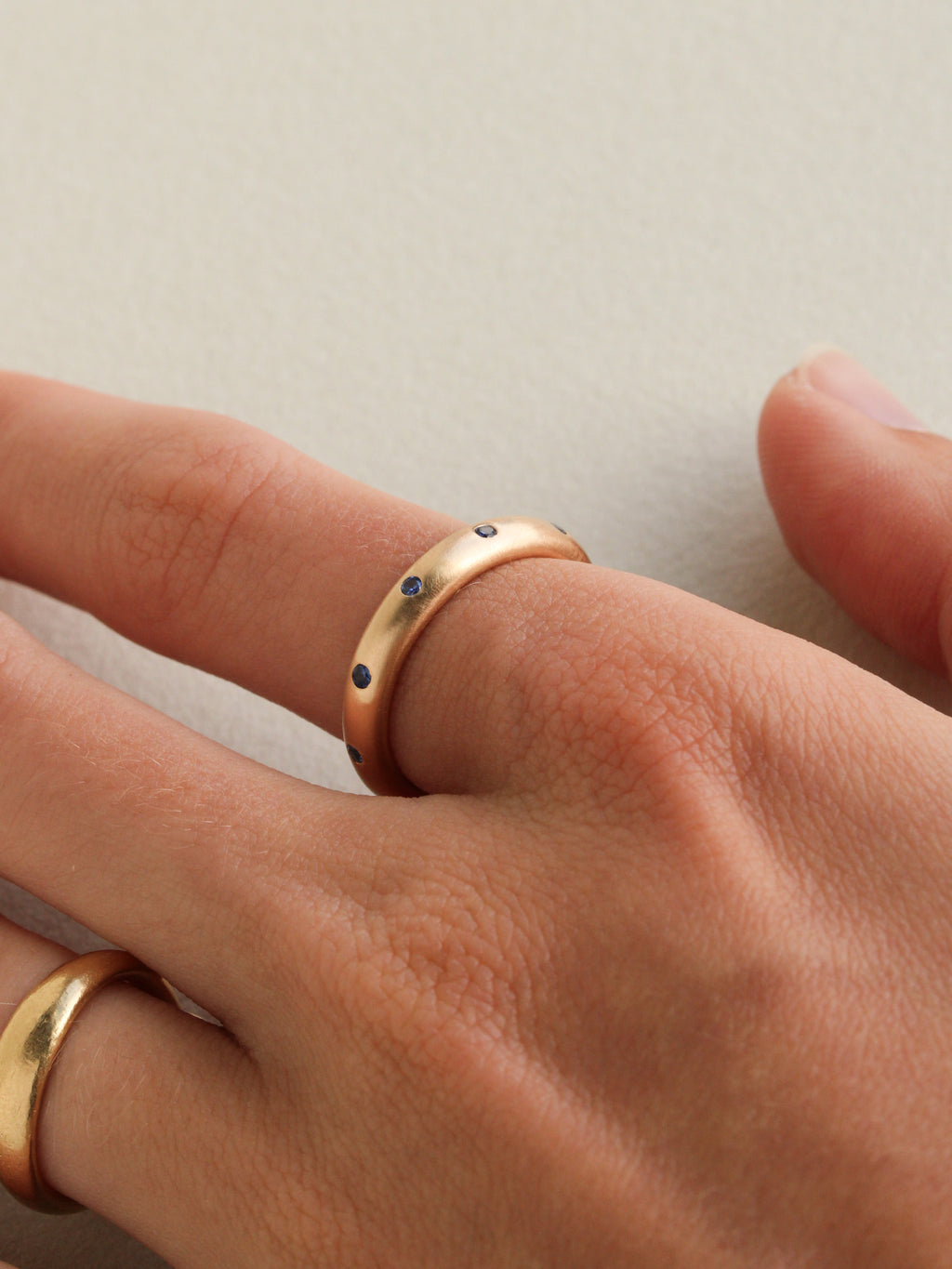 Sapphire Eternity Band