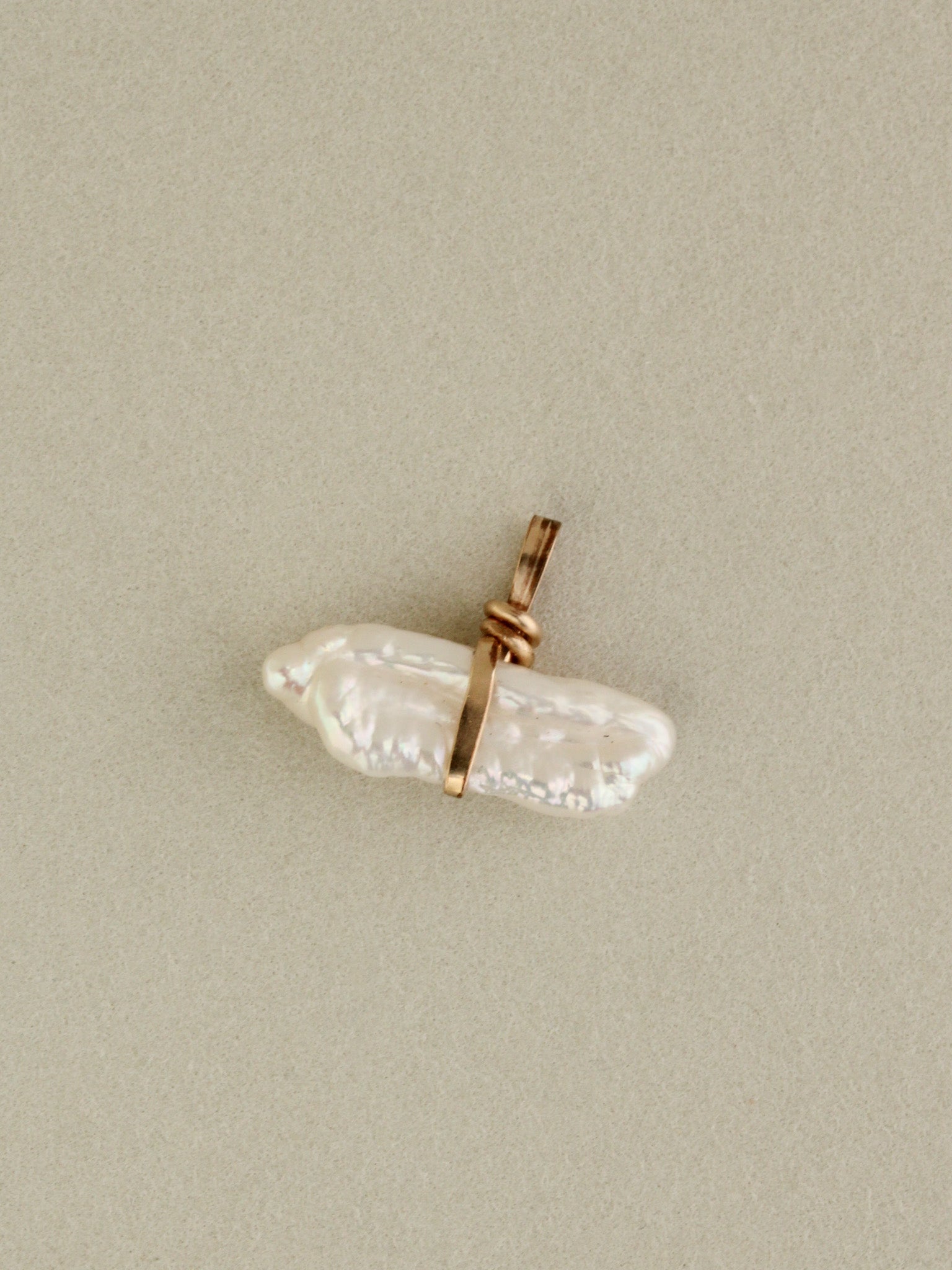 Pearl Toggle Charm