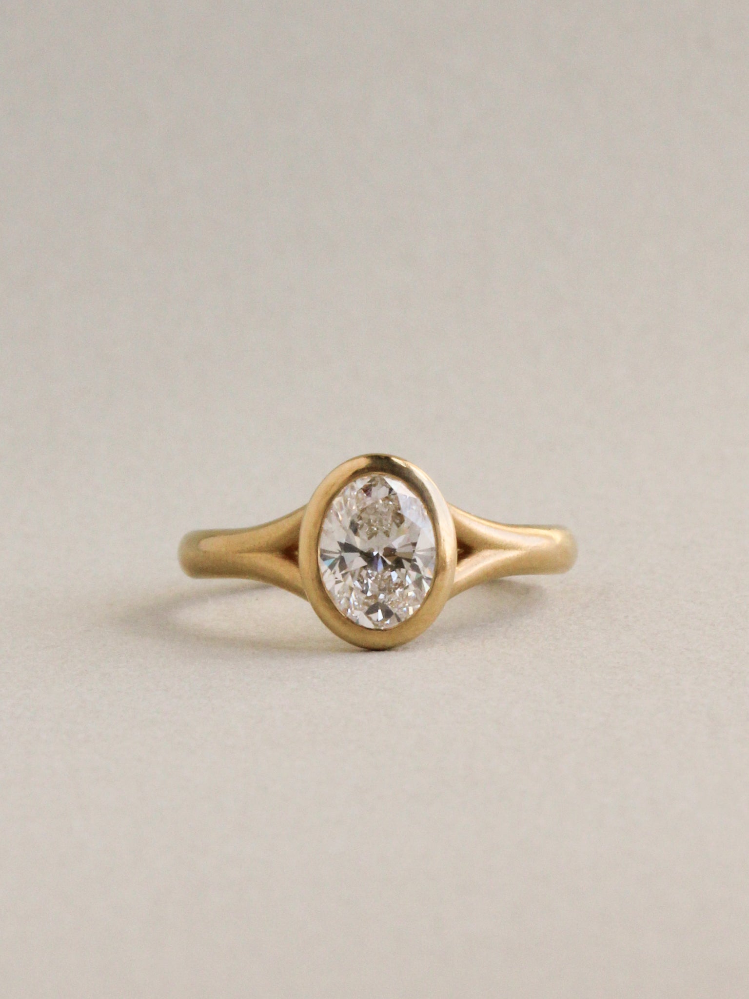 Lucia Solitaire in 18k Yellow