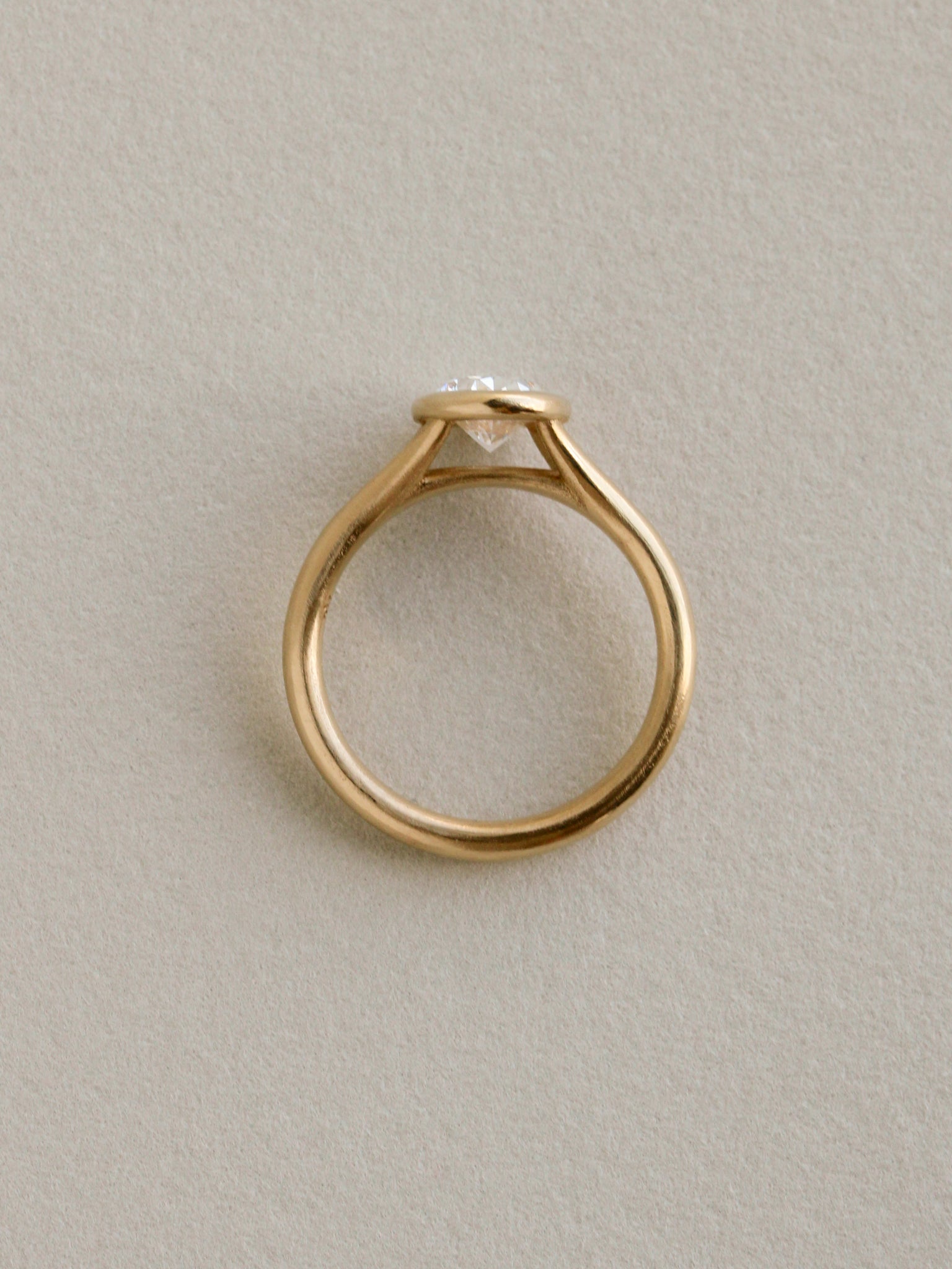 Lucia Solitaire in 18k Yellow