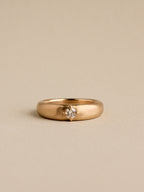 Compass Prong Dome Ring