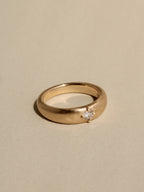 Compass Prong Dome Ring