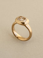 The Relic Ring | Cushion in 18k Yellow