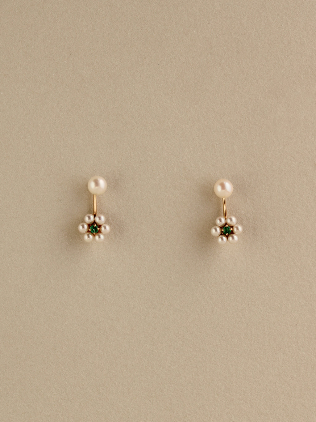 Pearl & Emerald Stud Jacket Set