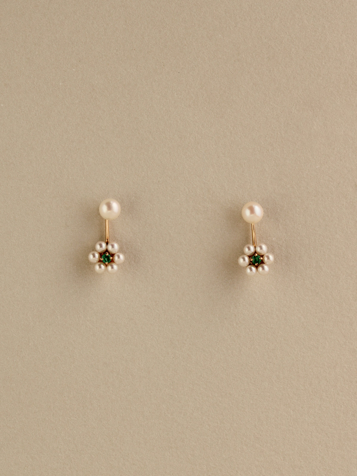 Pearl & Emerald Stud Jacket Set