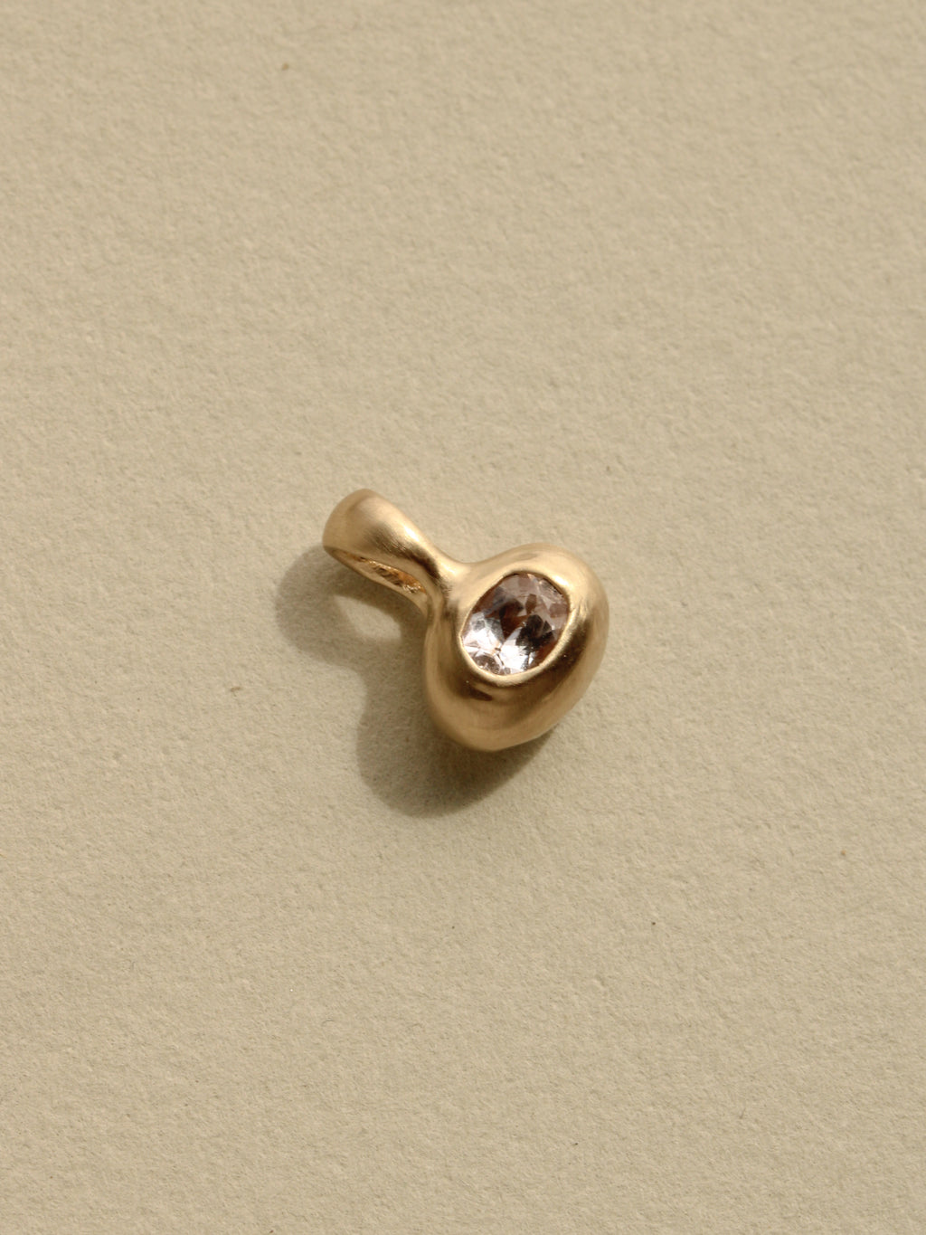 Sculpted Imperial Topaz Charm