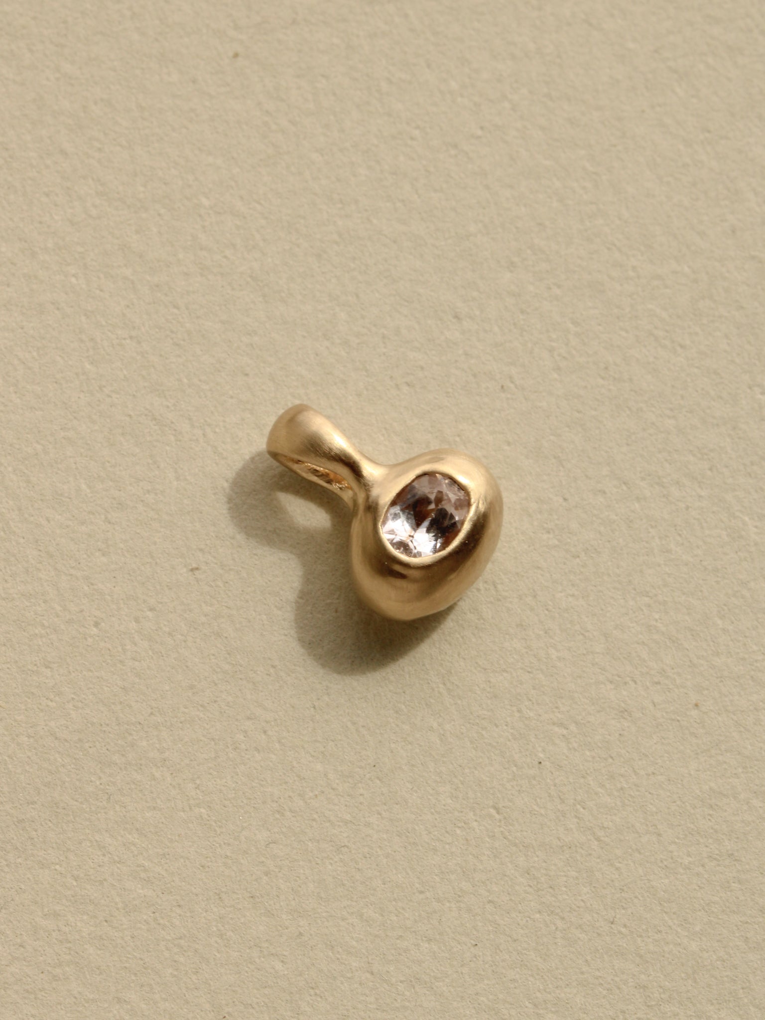 Sculpted Imperial Topaz Charm