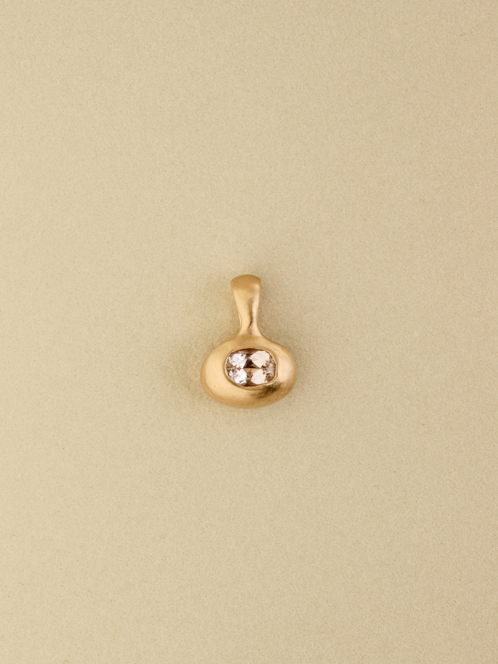 Sculpted Imperial Topaz Charm