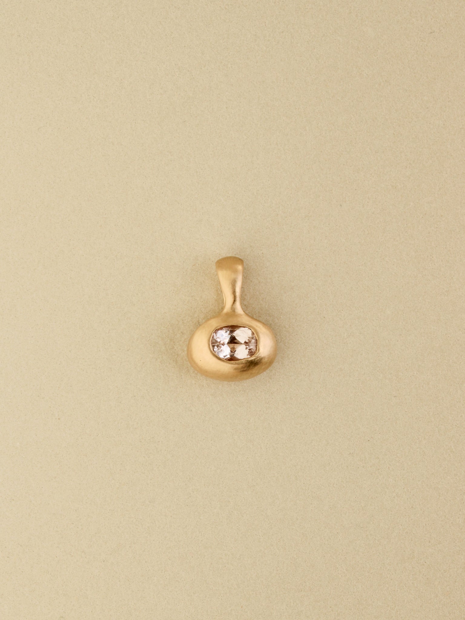 Sculpted Imperial Topaz Charm