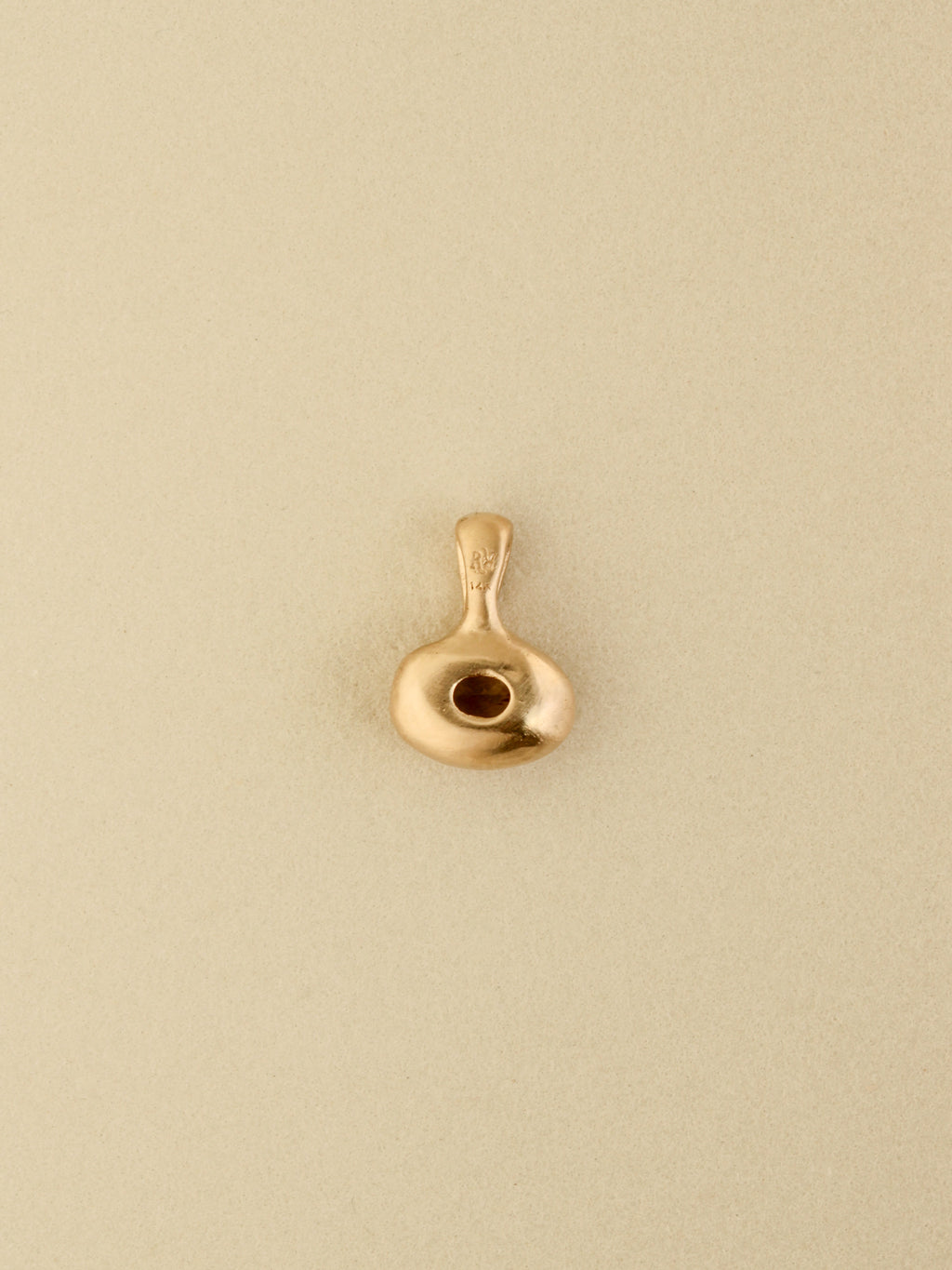 Sculpted Imperial Topaz Charm