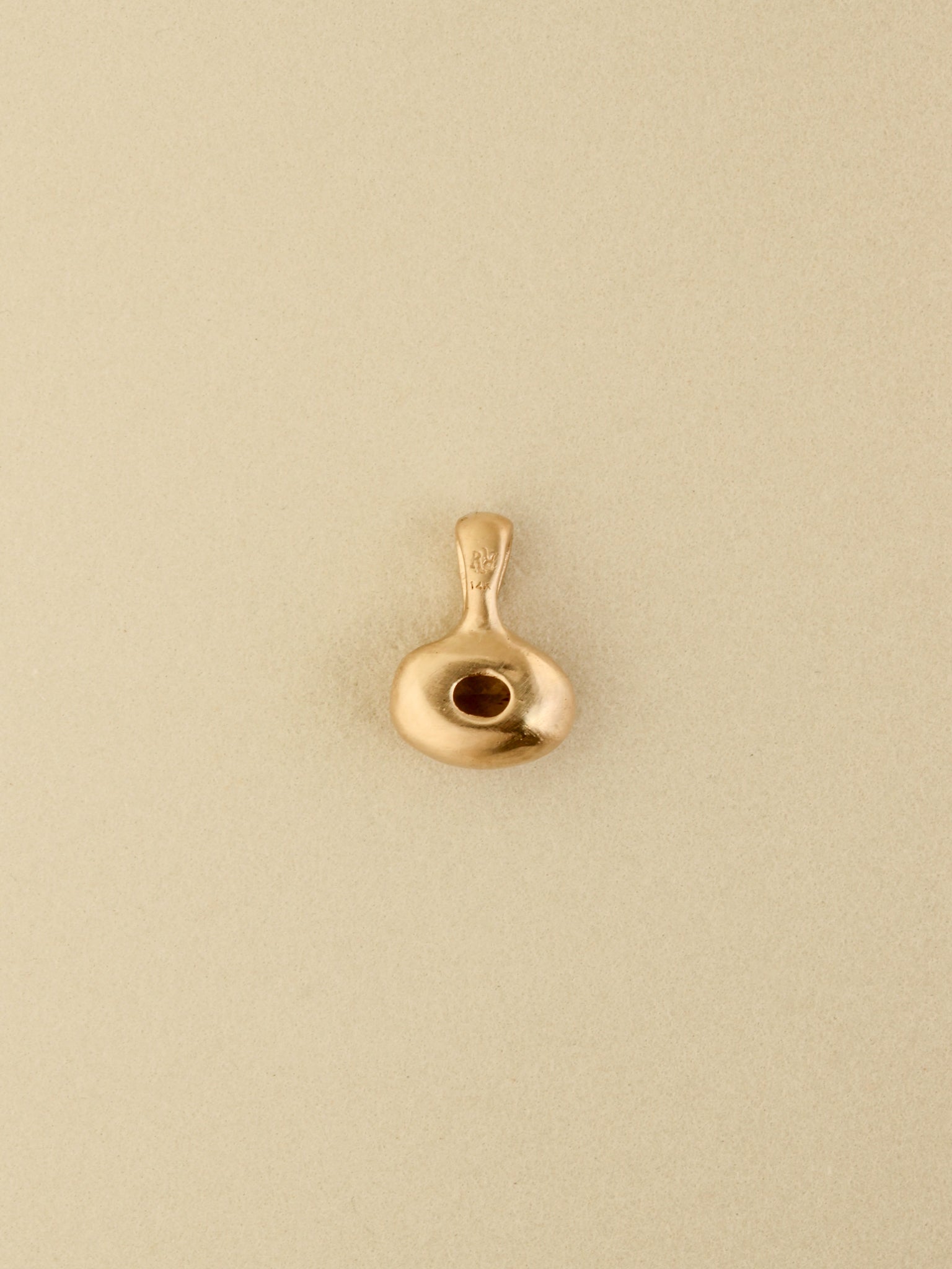 Sculpted Imperial Topaz Charm