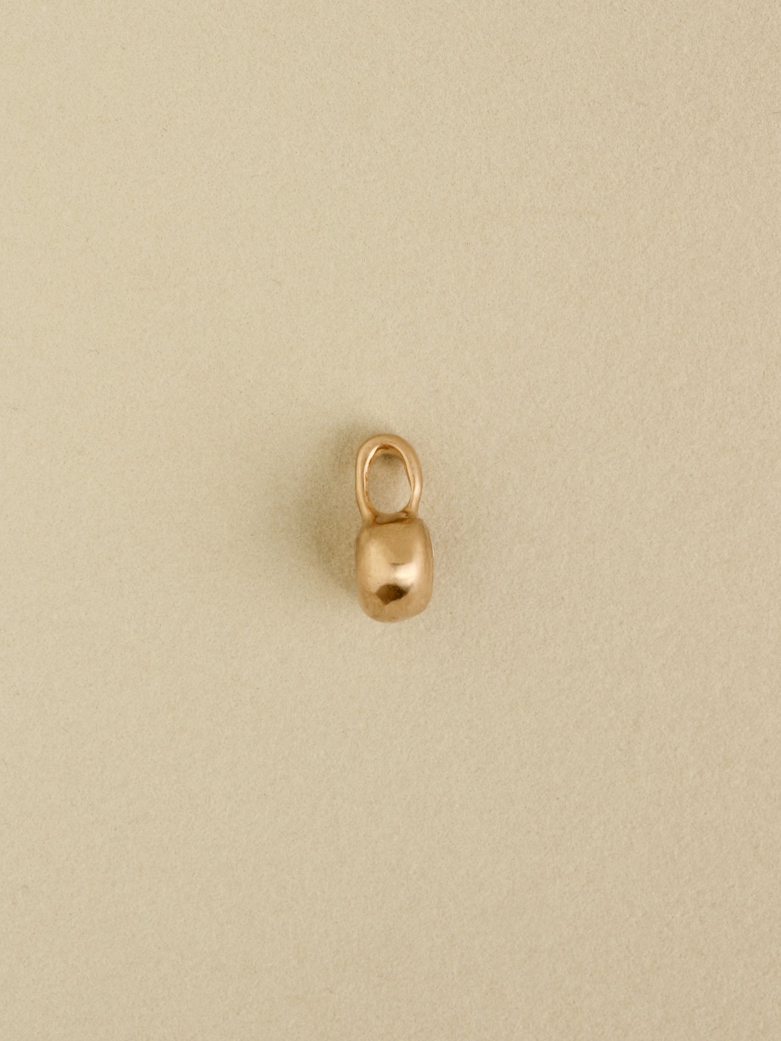 Sculpted Imperial Topaz Charm