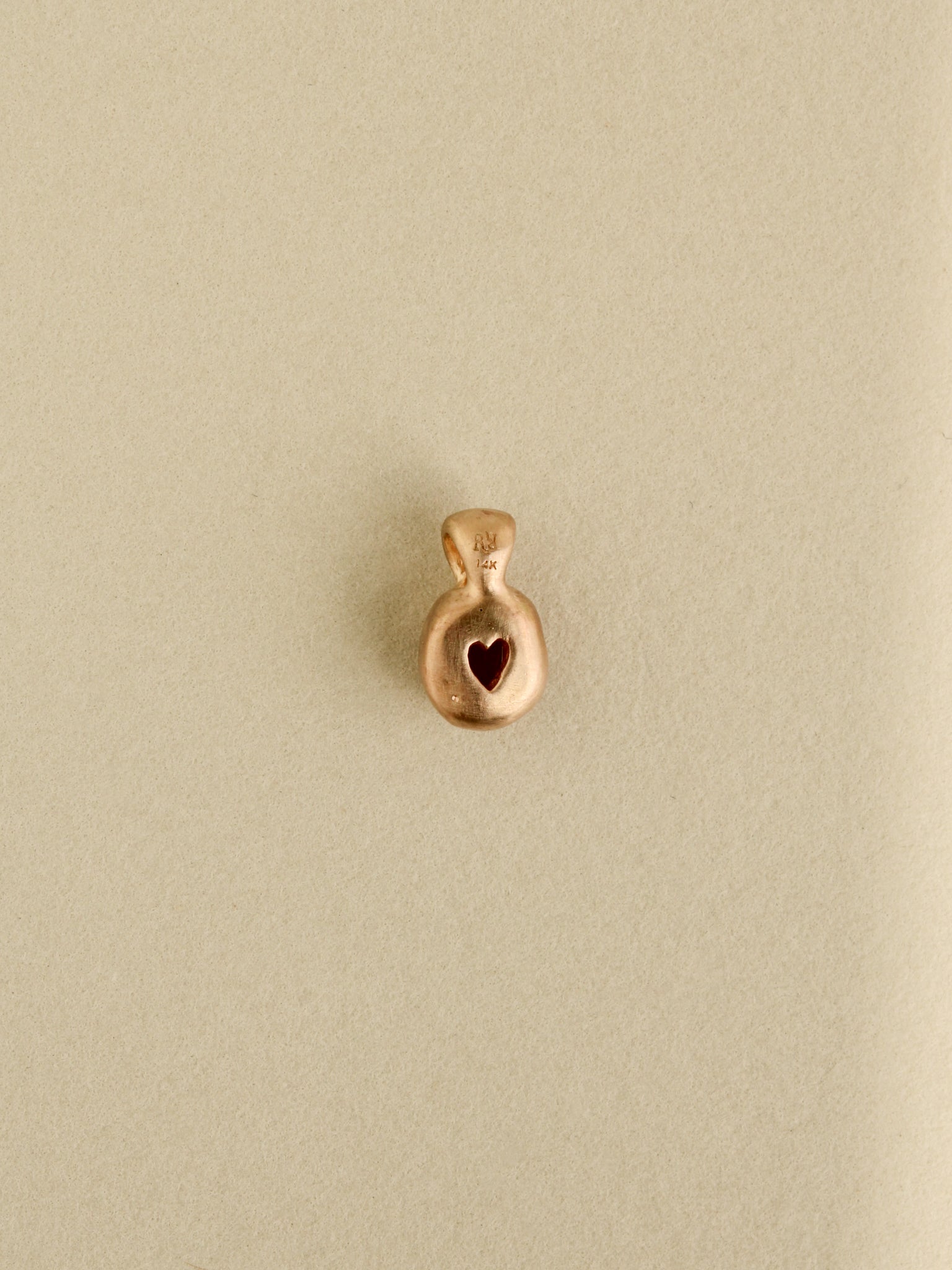 Sculpted Tourmaline Charm