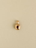 Sculpted Tourmaline Pillow Charm
