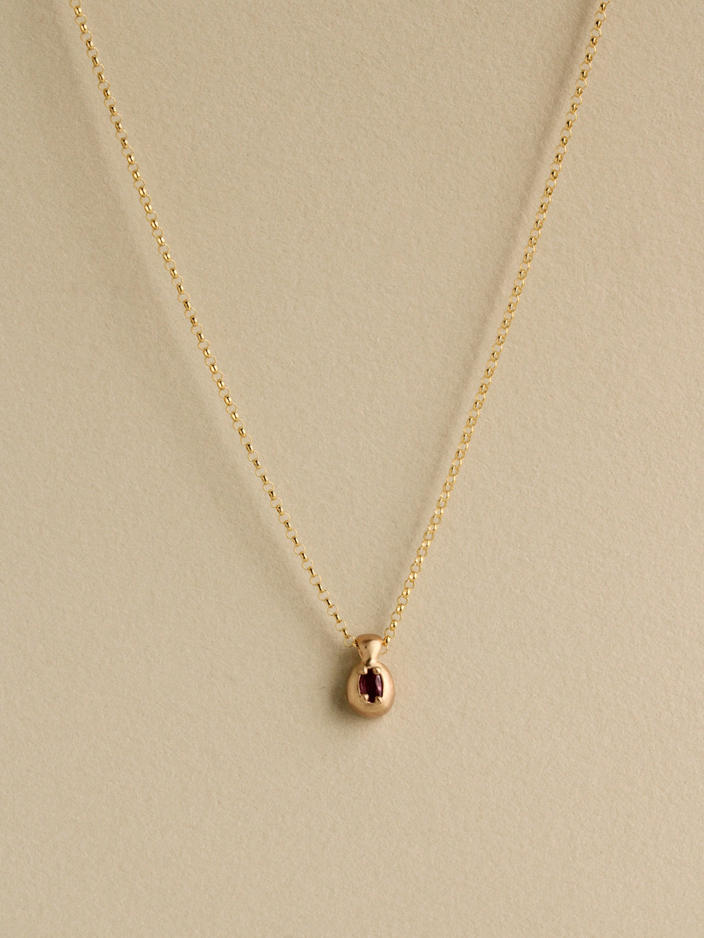 Sculpted Tourmaline Charm