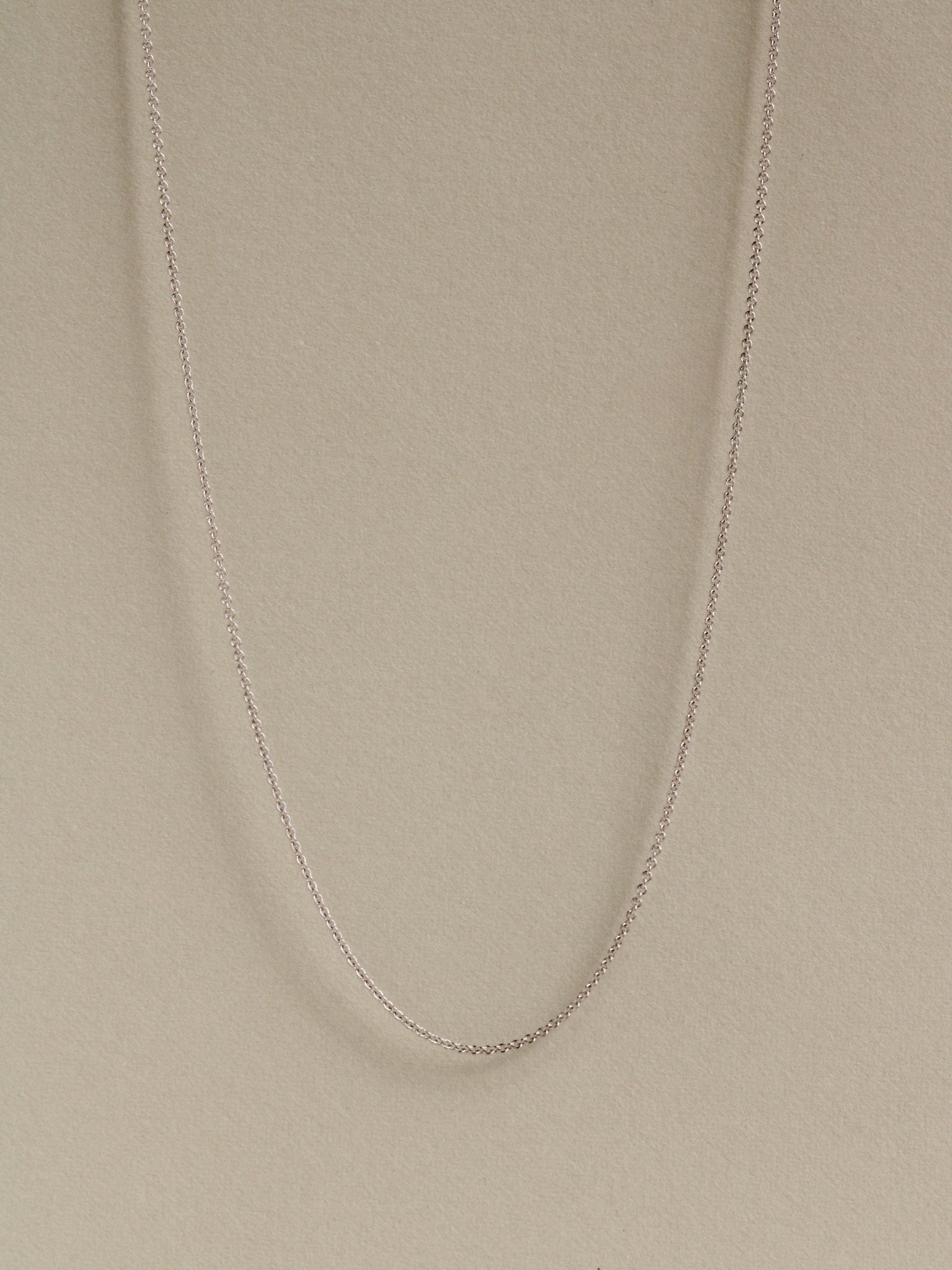 Oval Cable Chain, 18", 1.3mm