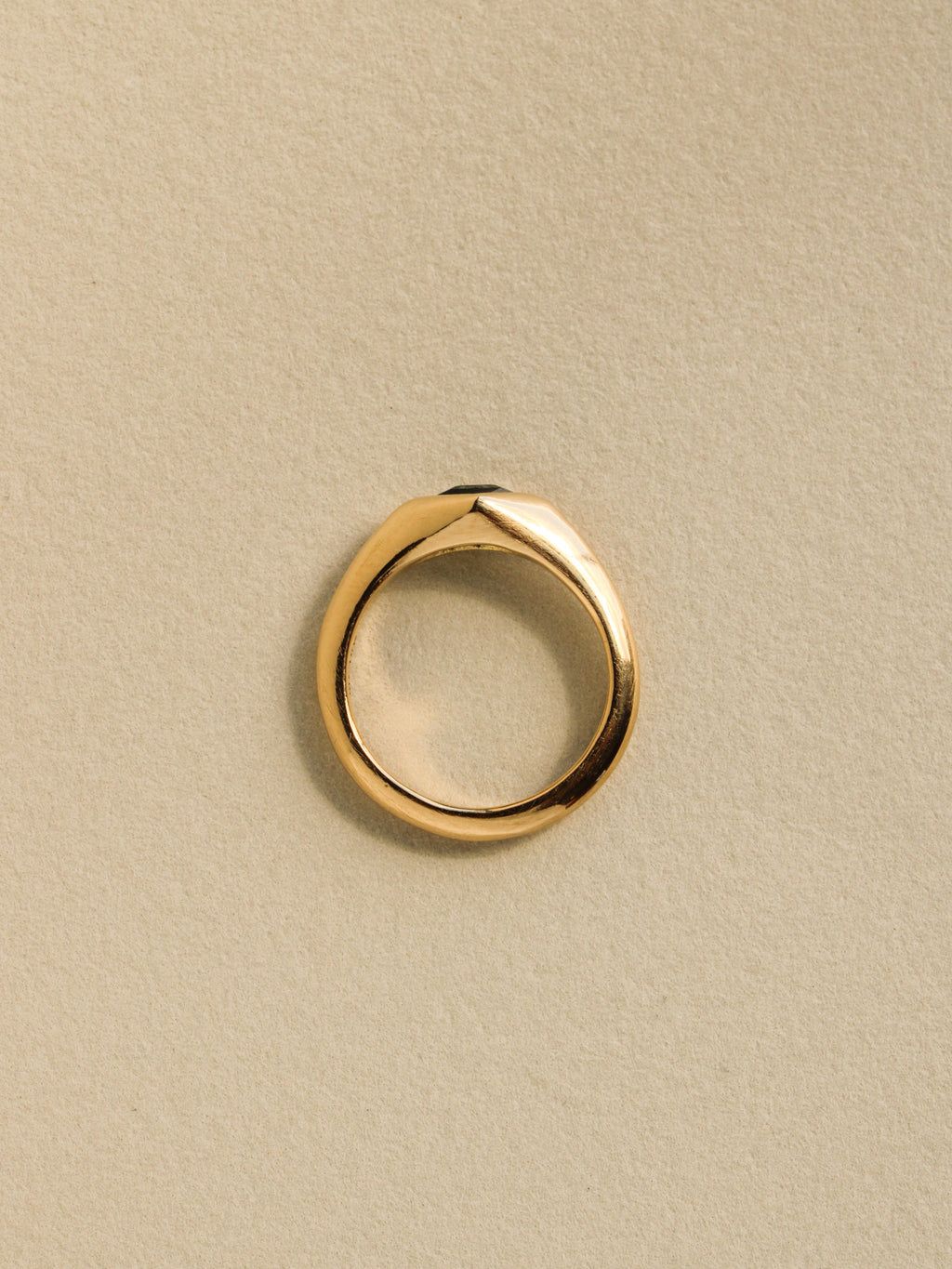 Sculpted Knife's Edge Solitaire