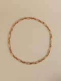Trombone Chain Necklace, 7.6mm