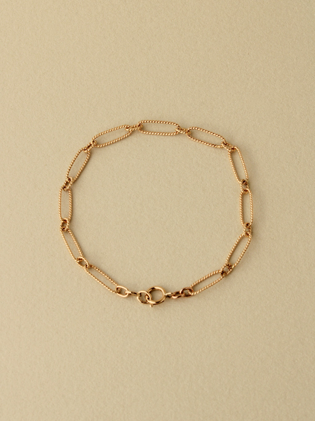 Twisted Long & Short Chain Bracelet