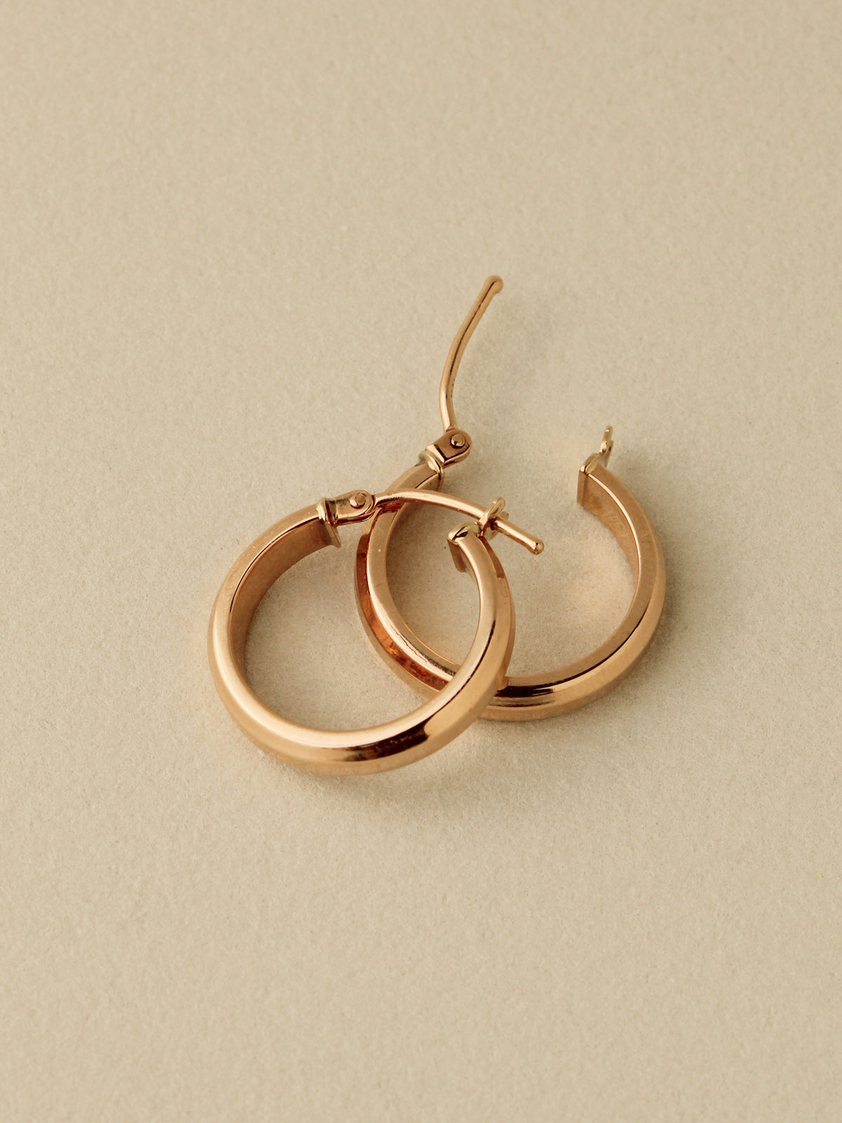 Faceted Hoops, 20mm