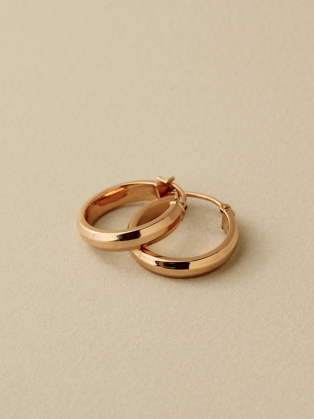 Faceted Hoops, 20mm