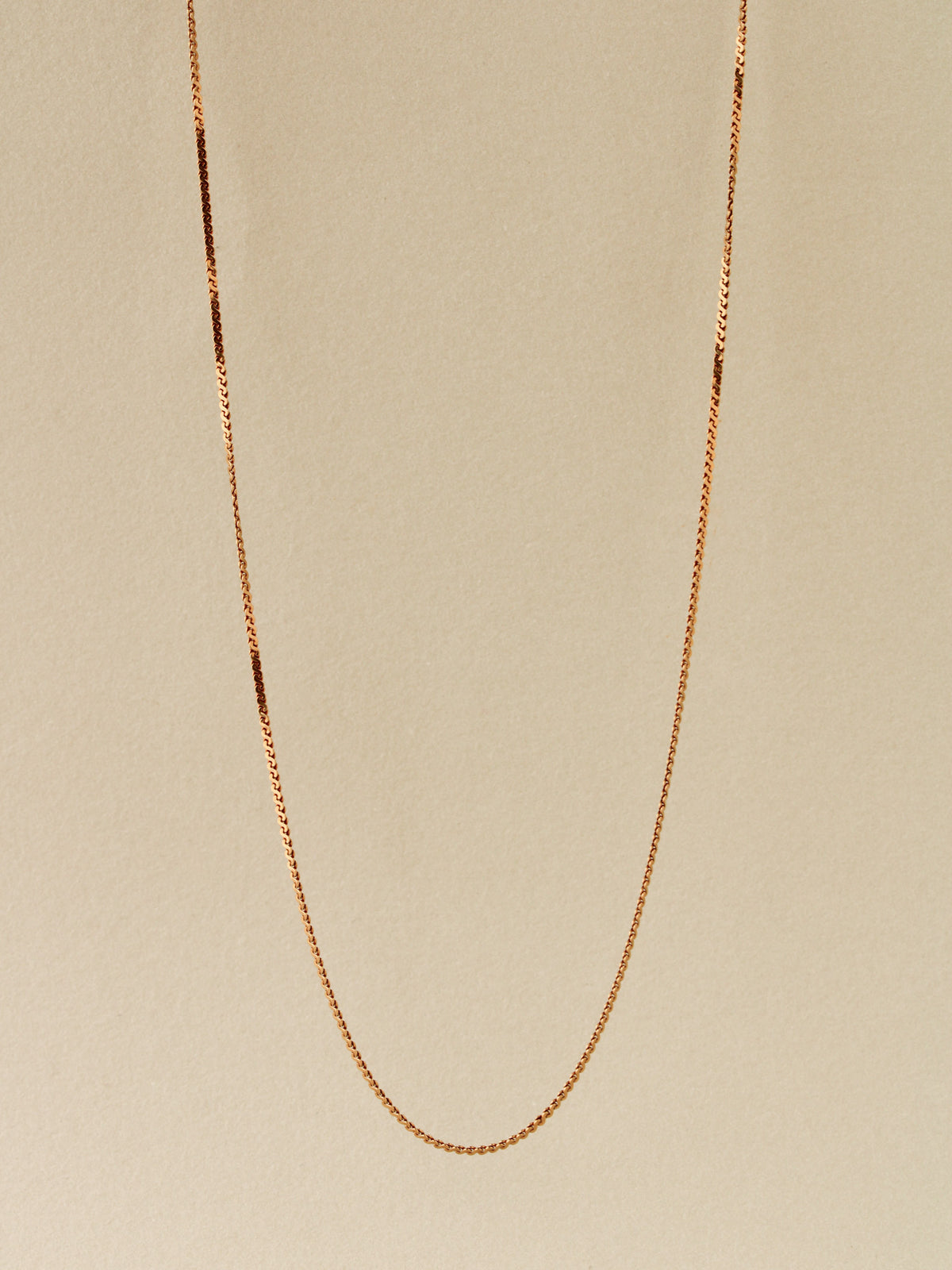 Serpentine Chain, 21"