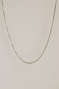 14k White Gold Box Chain