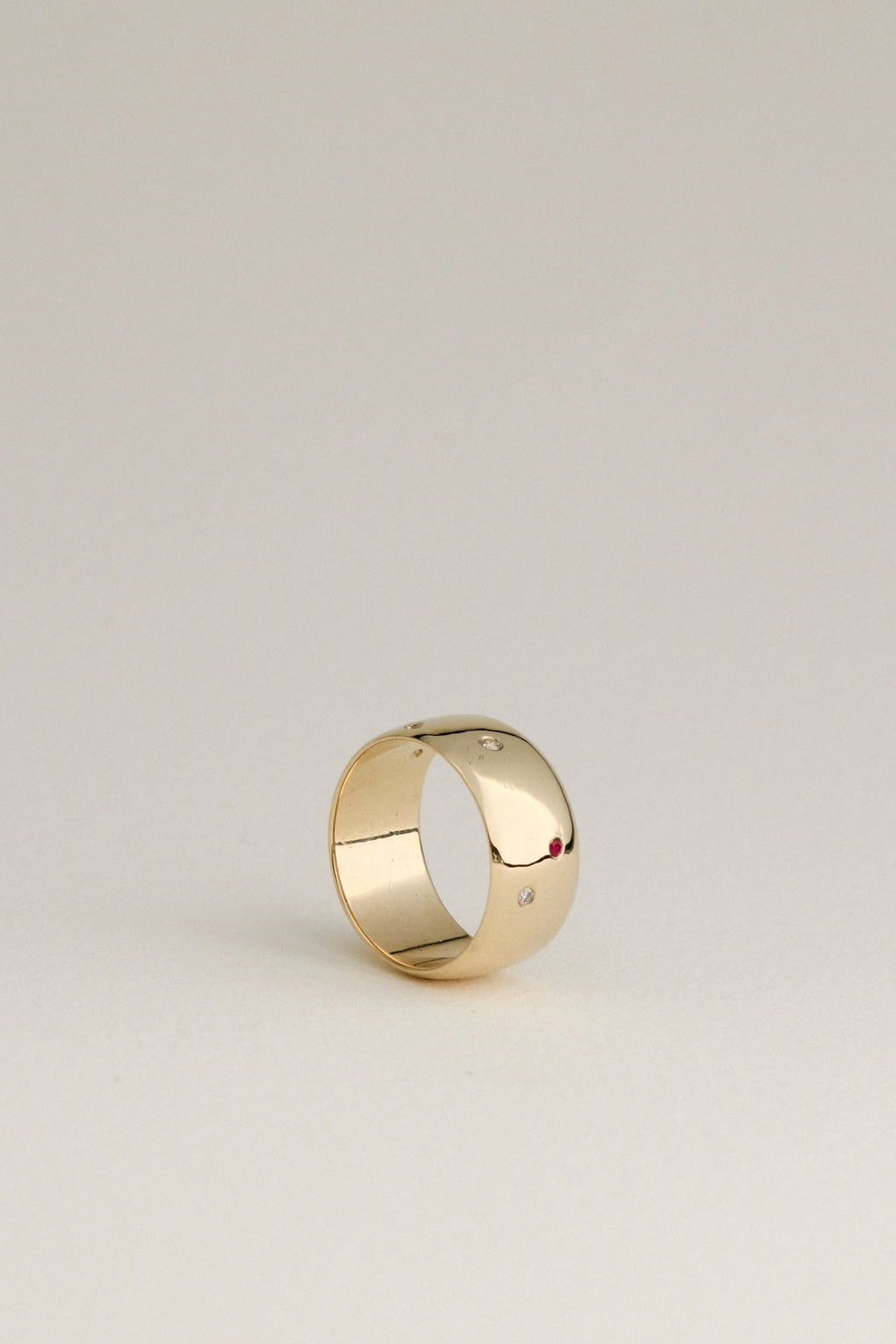 14k Studded Cigar Band