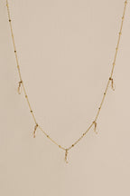Pearl Tag Necklace