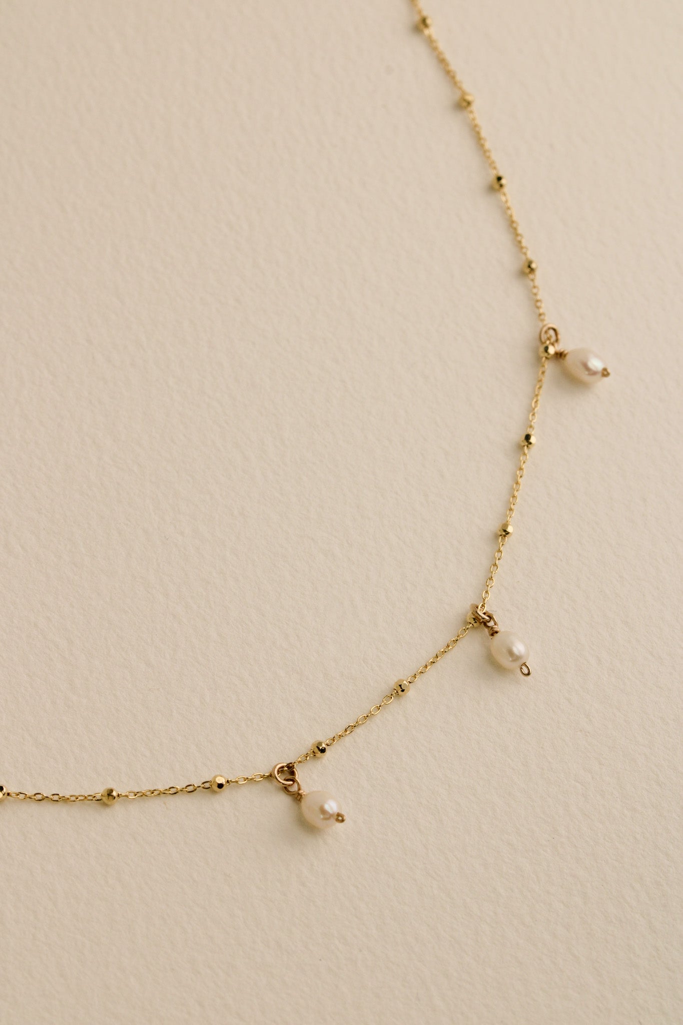 Pearl Tag Necklace