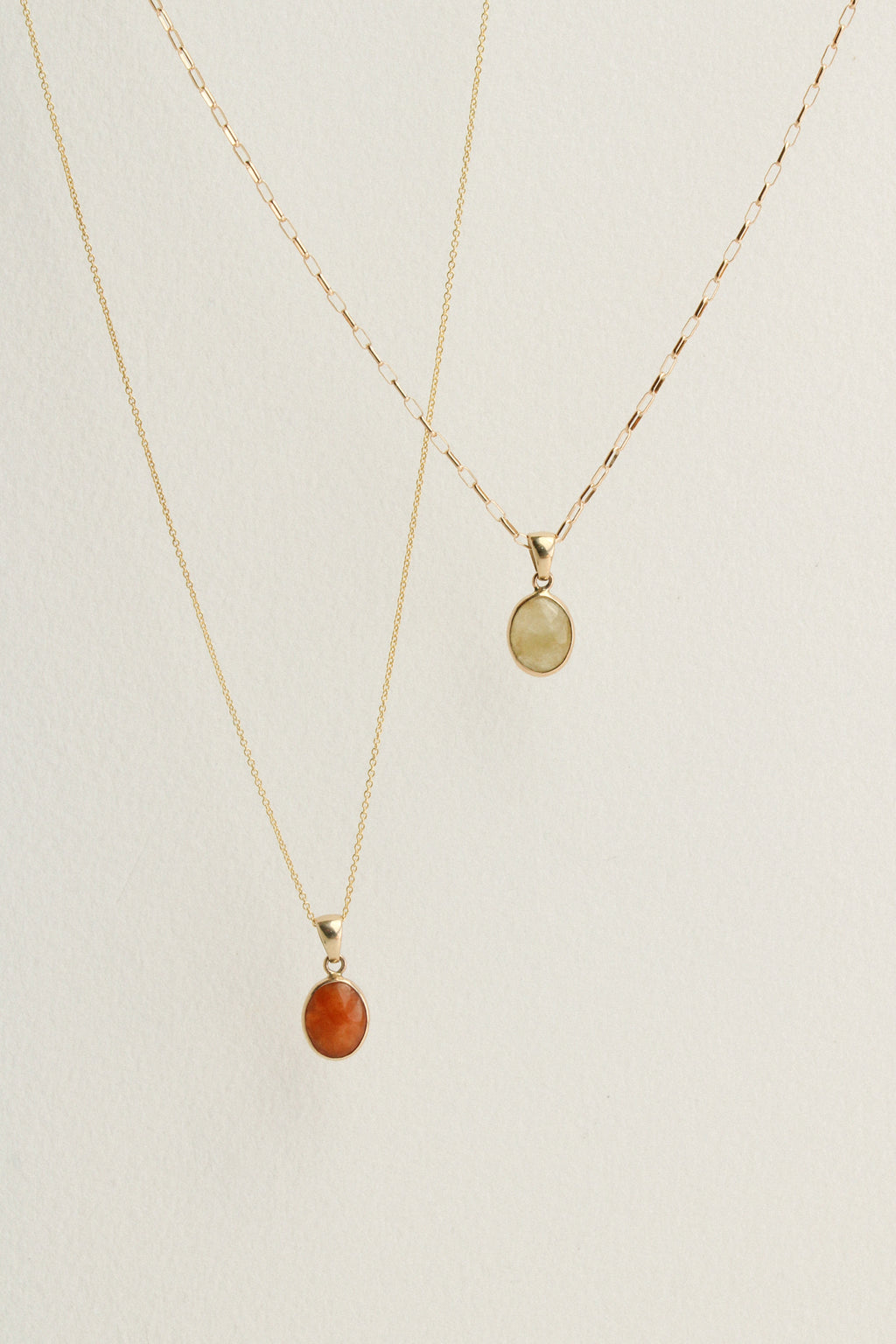 Cabochon Charms, 14k