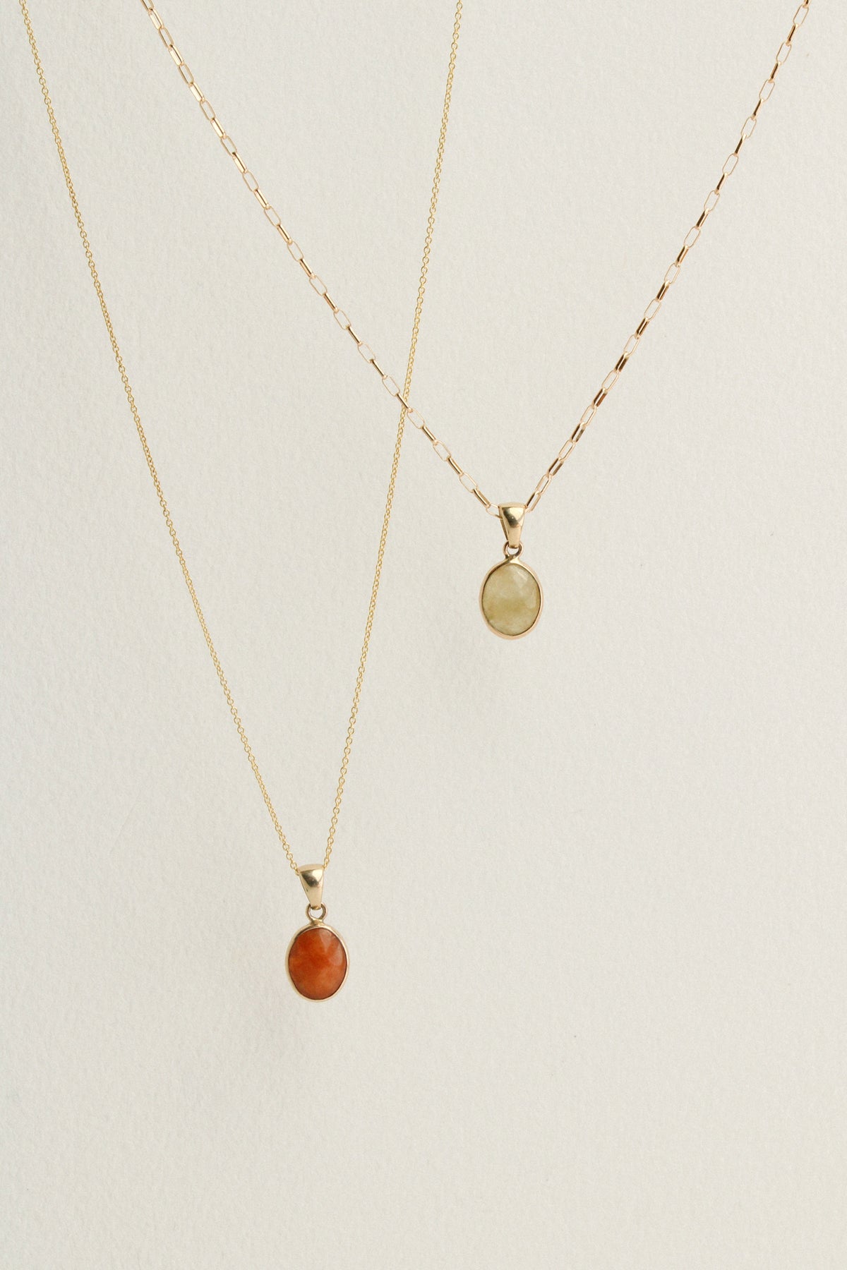 Cabochon Charms, 14k