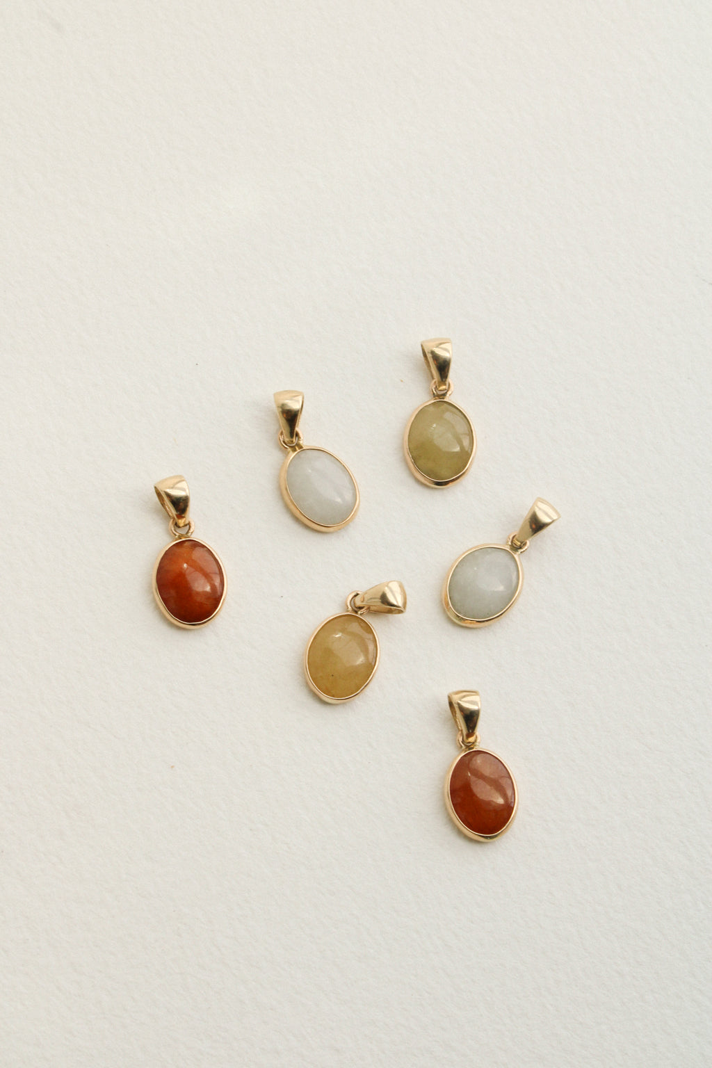 Cabochon Charms, 14k