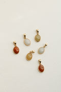 Cabochon Charms, 14k
