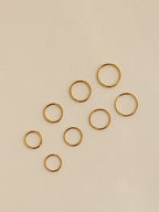 14k Hinged Pierce Hoop