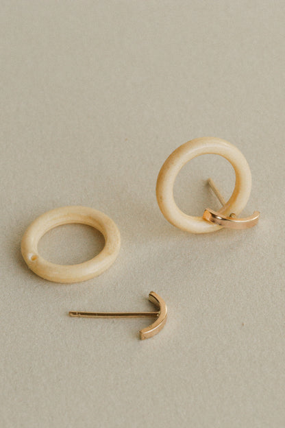 Bone Link Earrings