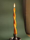 Twin Flame Beeswax Candles