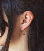 Gold Safety Pin, 14k