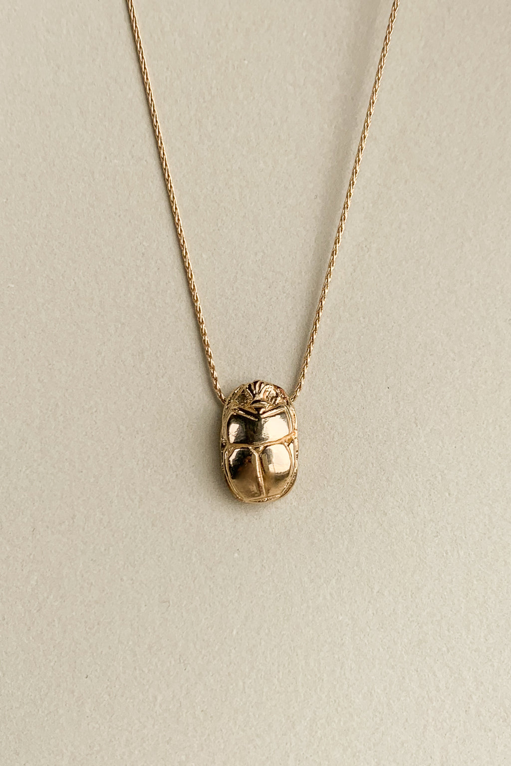 Sun Scarab Necklace