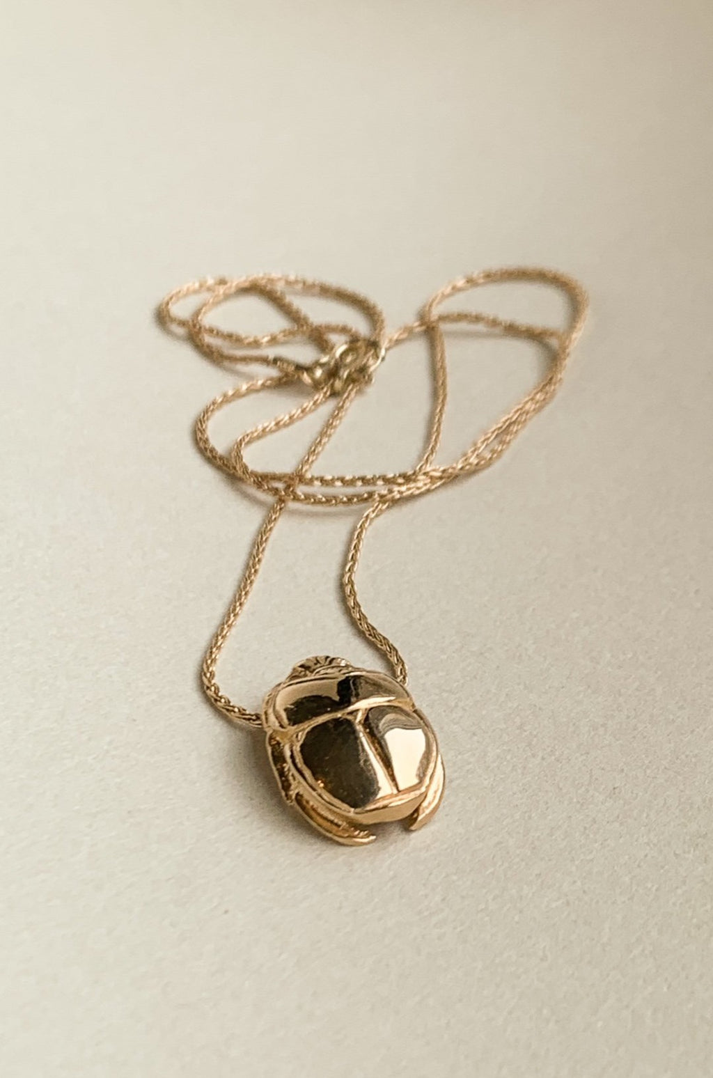 Sun Scarab Necklace