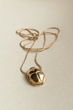 Sun Scarab Necklace