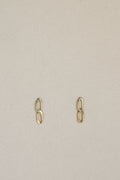 14k Elongated Curb Studs