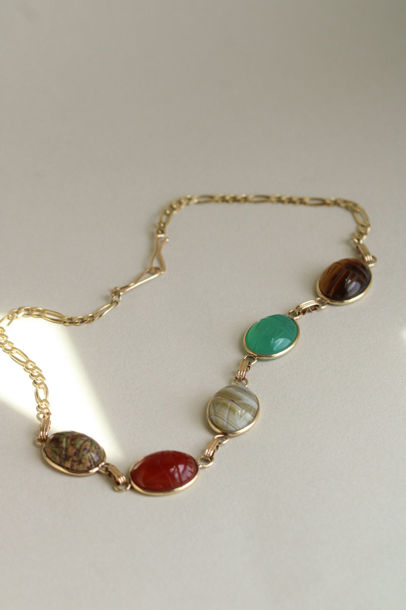 Vintage sale scarab necklace